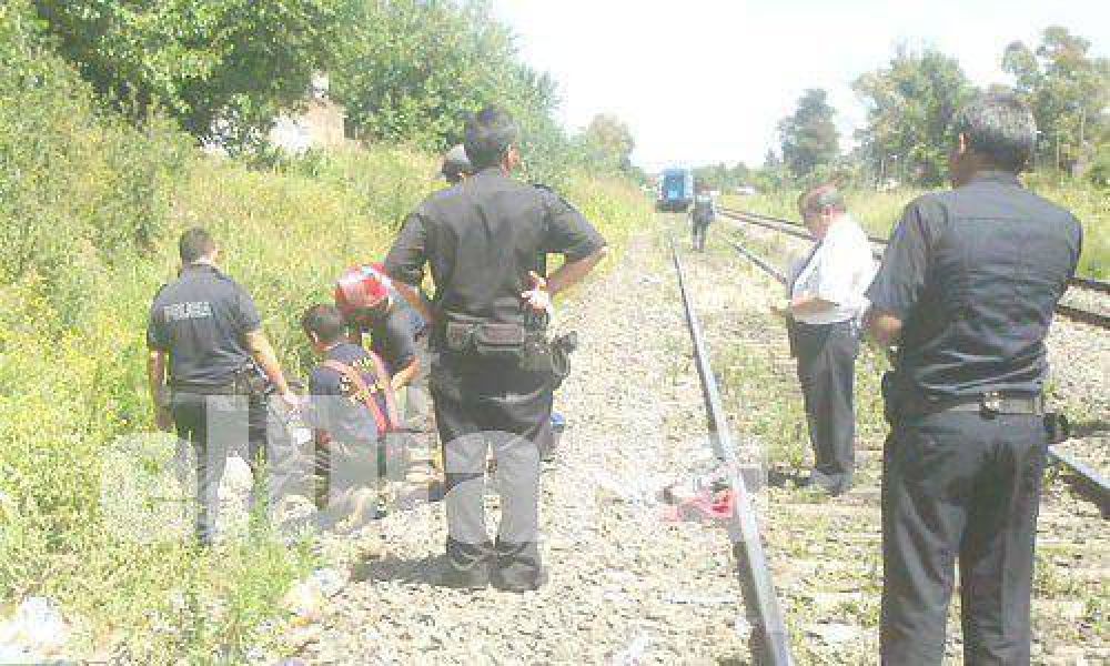 Muri� un hombre arrollado por el tren en Derqui