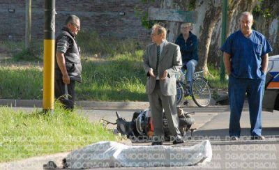 Falleci� un motociclista en un tr�gico accidente de tr�nsito en nuestra ciudad