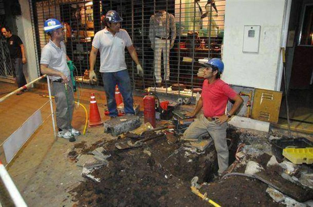 Una p�rdida de gas provoc� alarma en el centro de la ciudad