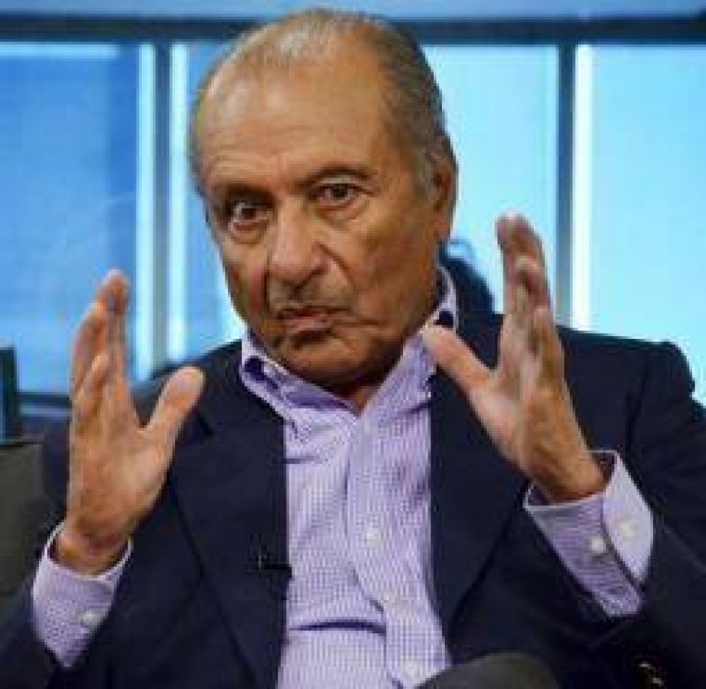 Eduardo Menem, en carrera como candidato a gobernador para 2015