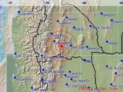 Un temblor de 4,8 grados despert� a los sanjuaninos