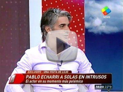 Pablo Echarri: �Lanata tuvo un acto de soberbia desagradable�
