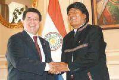 Evo y Cartes se juntan para recomponer las relaciones bilaterales
