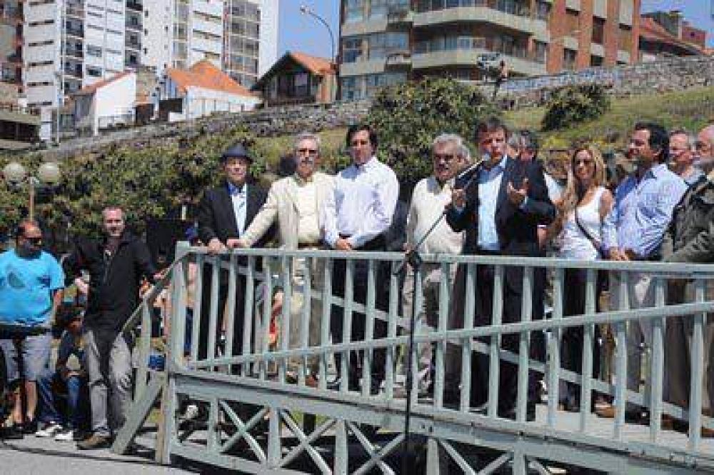 "Tenemos el mar m�s sano del pa�s", asegur� Pulti al inaugurar ayer la temporada