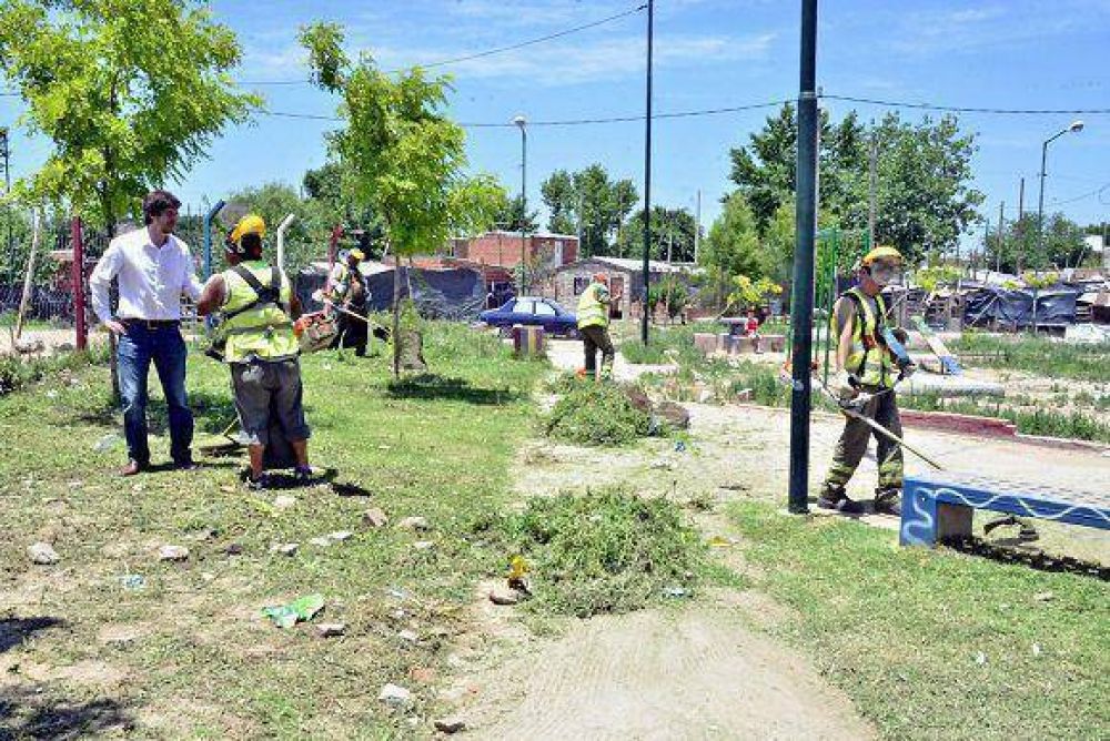 El Municipio realiz� operativo de limpieza para el barrio San Jorge