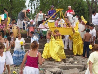 Multitudinario culto umbanda