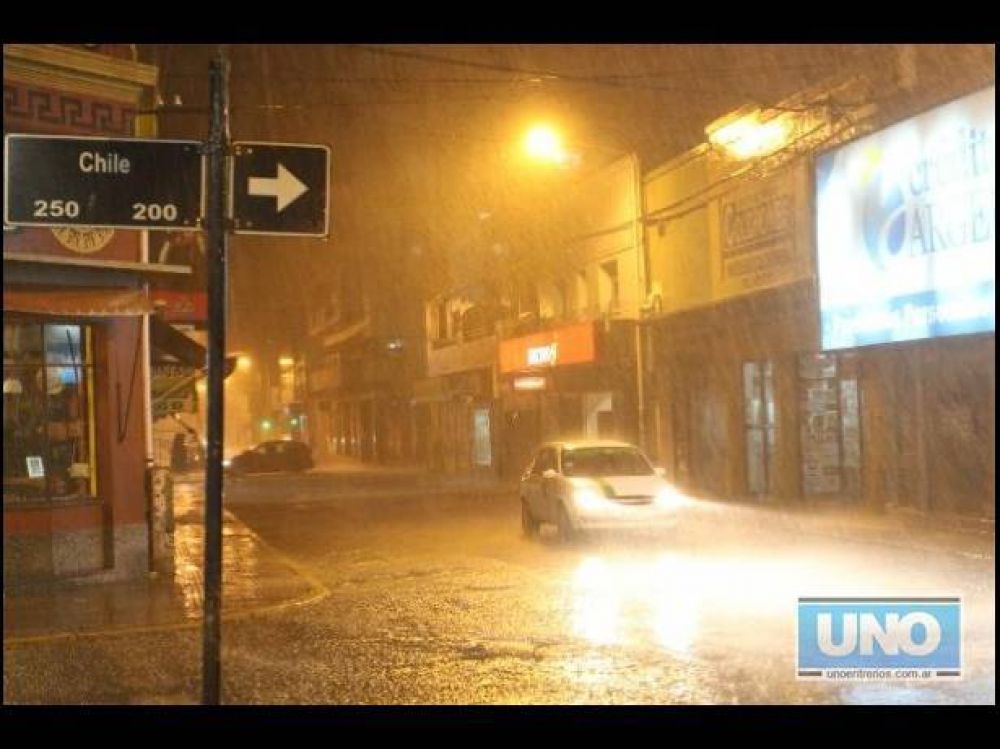 Rige la alerta meteorol�gico en Entre R�os