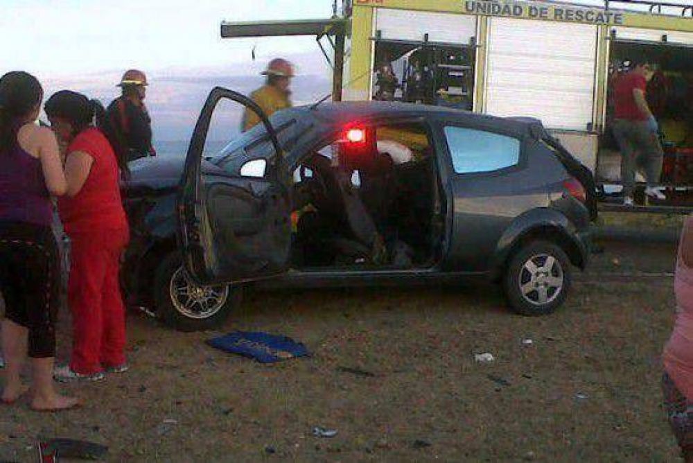 Muere ni�a en triple choque sobre la ruta N� 3