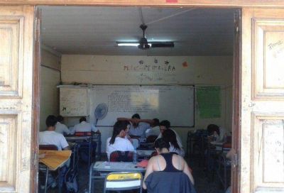Lamentable: mir� las condiciones en que se dictan clases en algunas escuelas en Godoy Cruz