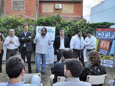 Con la presencia de Pablo Bruera, qued� inaugurado el Centro de Formaci�n Profesional �N�stor Kirchner�