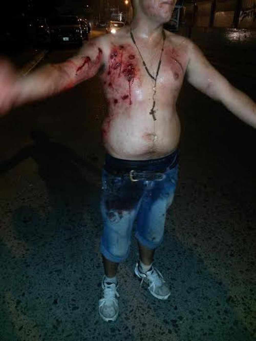 Una noche cargada de violencia