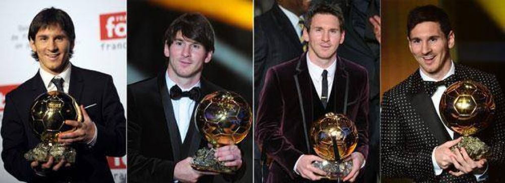 Messi, Rib�ry y Cristiano Ronaldo, los finalistas del Bal�n de Oro
