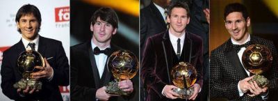 Messi, Rib�ry y Cristiano Ronaldo, los finalistas del Bal�n de Oro