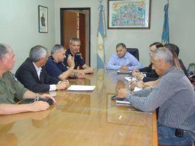 Julio Pereyra recibi� al Superintendente de Seguridad de la zona sur
