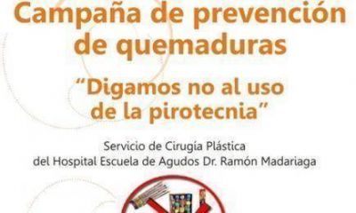 �Digamos No al uso de la pirotecnia�: se inicia la campa�a de prevenci�n