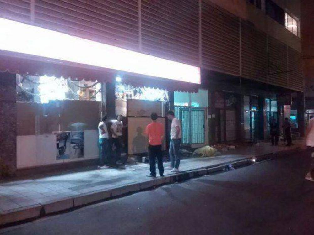 Todo el centro de la ciudad cercado