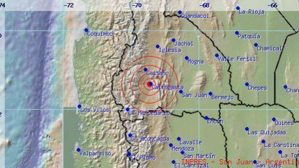 Un temblor se sinti� en Mendoza