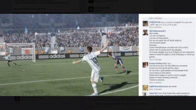 Miles de iran�es insultan a Lionel Messi en su p�gina de Facebook