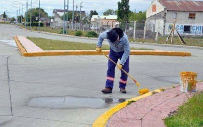 Avanzan las tareas de se�alizaci�n horizontal