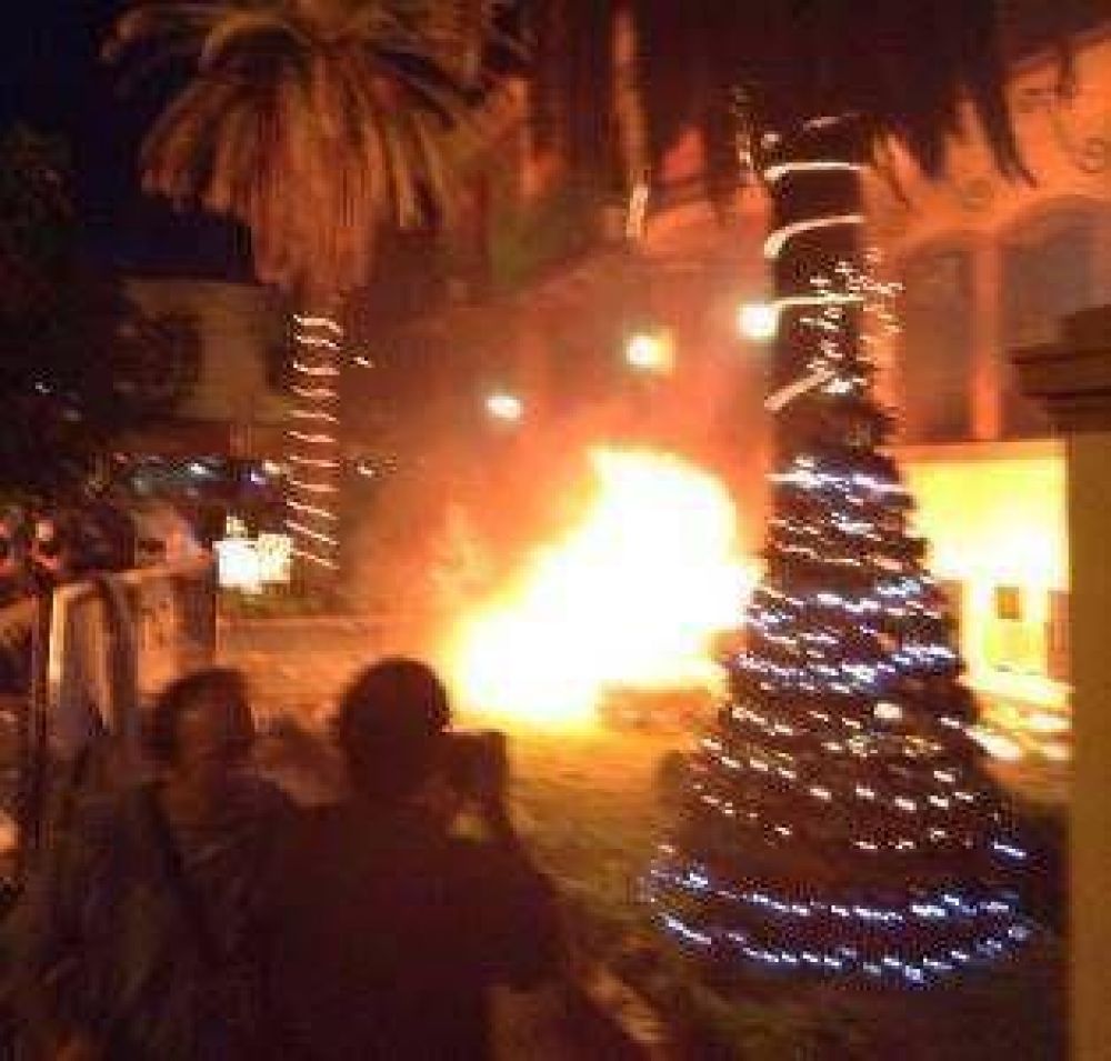 Se desarroll� la protesta gremial con incidentes
