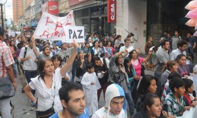 En medio de la tensi�n Jujuy march� por la paz