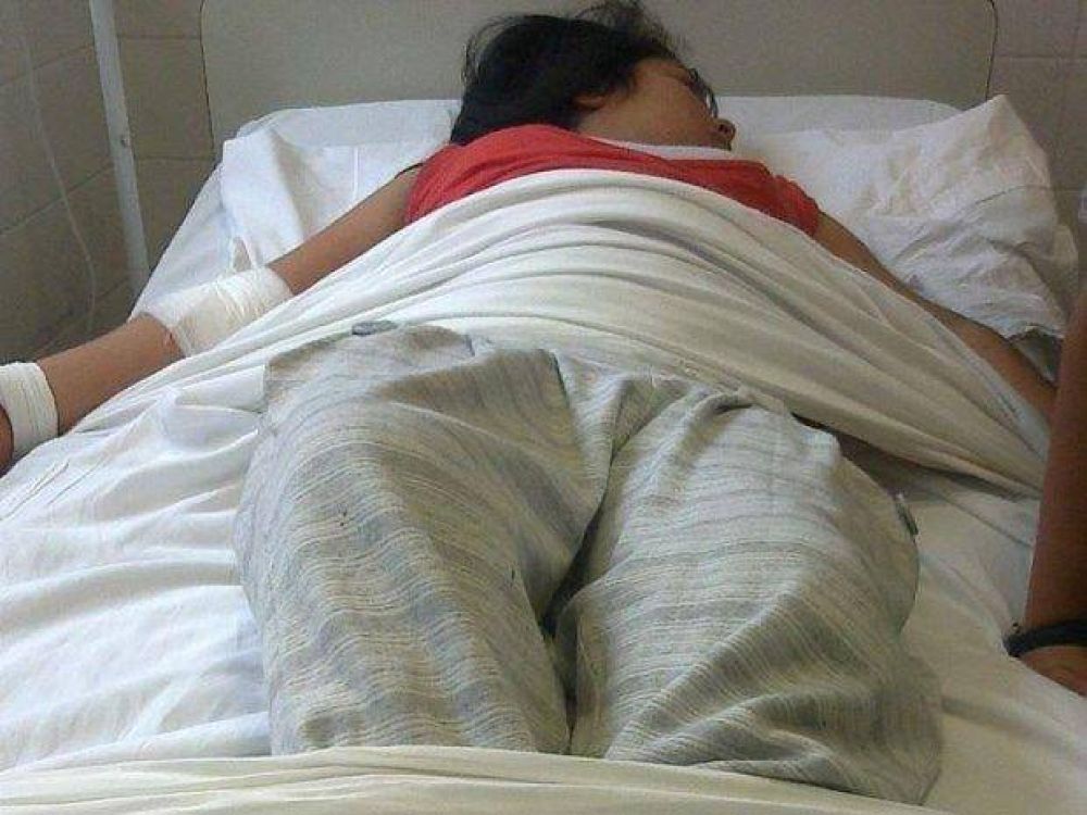 La nena que ataron a una cama, en el hospital