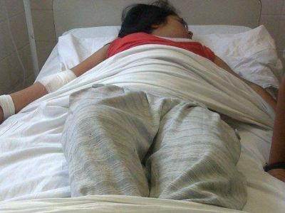 La nena que ataron a una cama, en el hospital