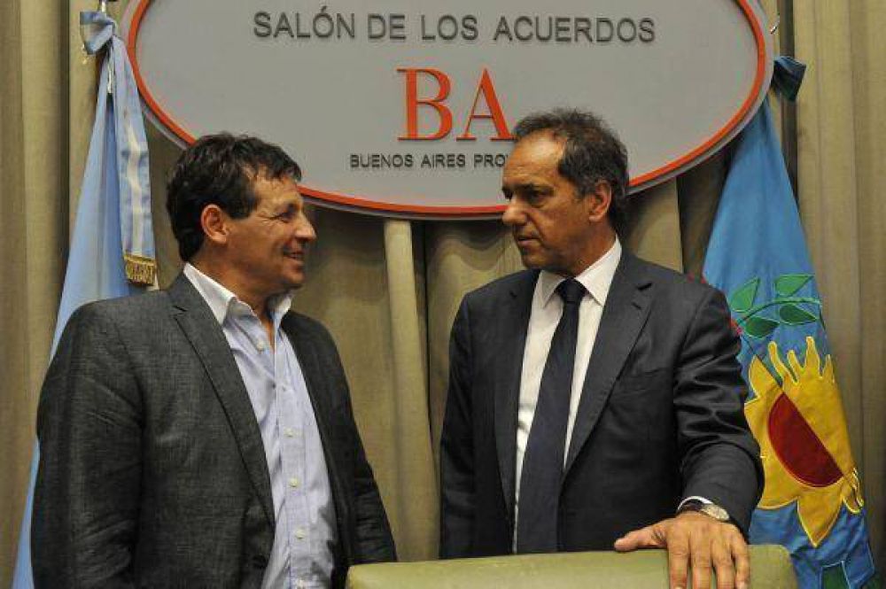 Scioli se reuni� con legisladores de todas las fuerzas pol�ticas