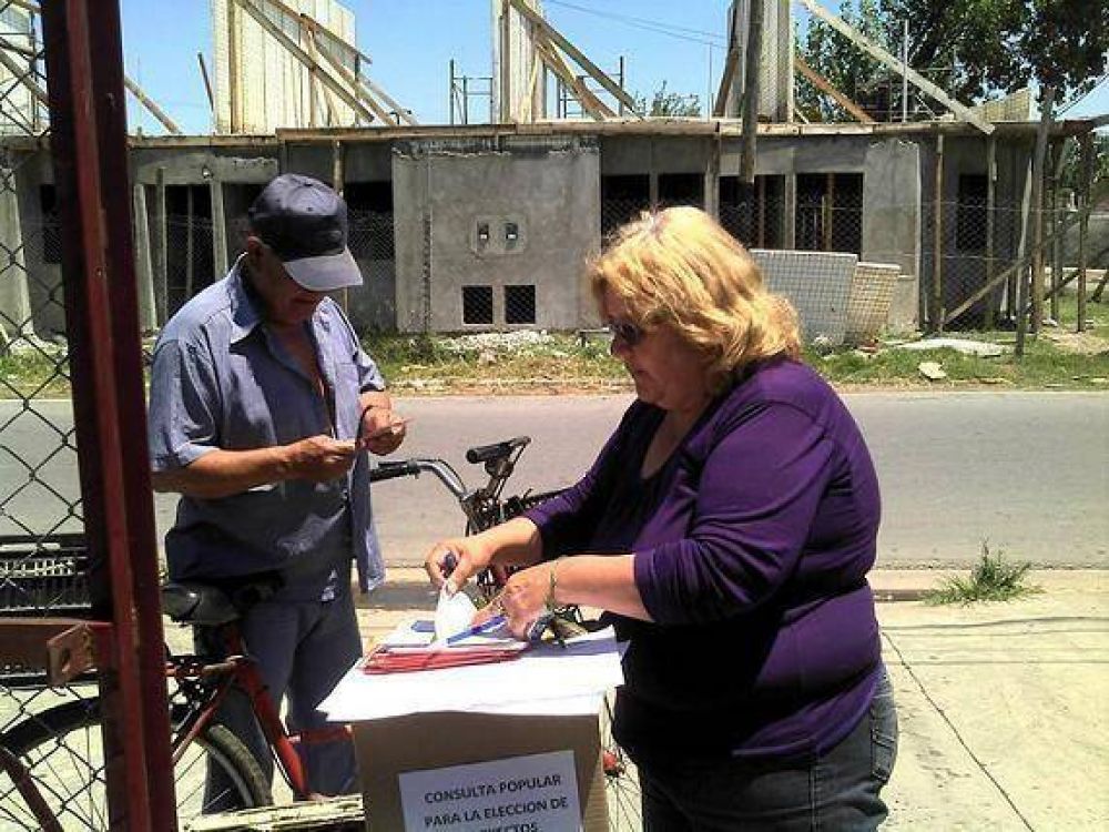 FINALIZ� LA CONSULTA POPULAR PARA LA ELECCI�N DE PROYECTOS