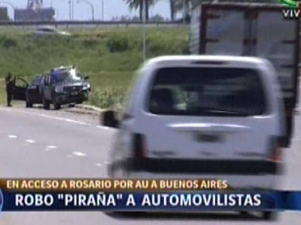 Una familia sufri� un robo pira�a cuando volv�a de Buenos Aires por la autopista