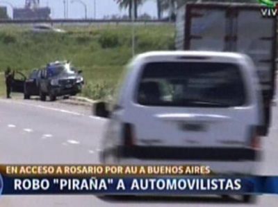 Una familia sufri� un robo pira�a cuando volv�a de Buenos Aires por la autopista