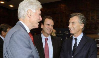 Macri se reuni� con Clinton en R�o