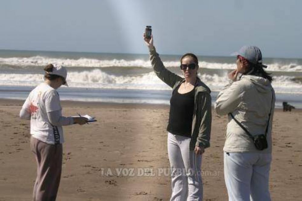 Mediciones de playa en Claromec�