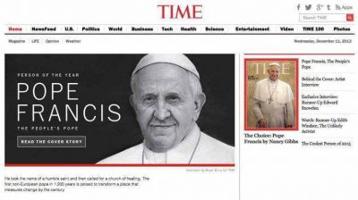 Francisco fue elegido el personaje del a�o por la revista Time