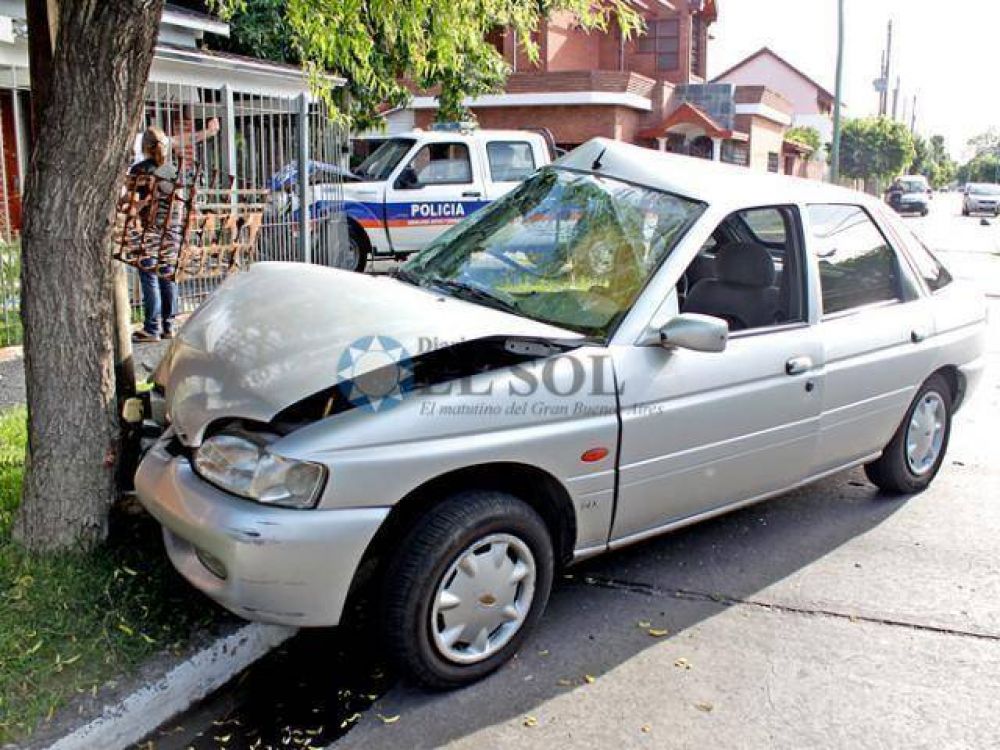 Accidente tras una persecuci�n