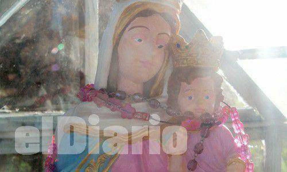 Recuperan basural para hacer un santuario de la Virgen de San Nicol�s