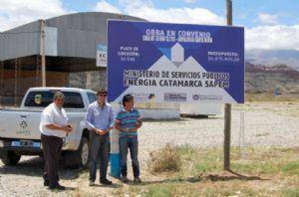 Reactivan obra energ�tica parada desde hace 8 a�os