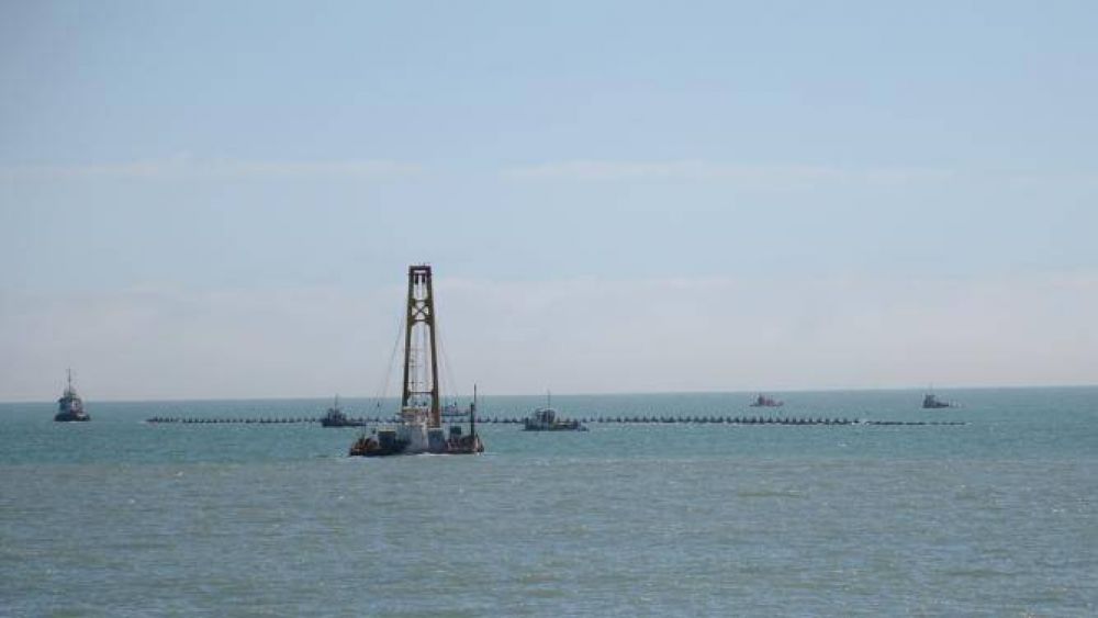 Se llevar� a cabo el traslado del �ltimo tramo de ca�os del Emisario Submarino