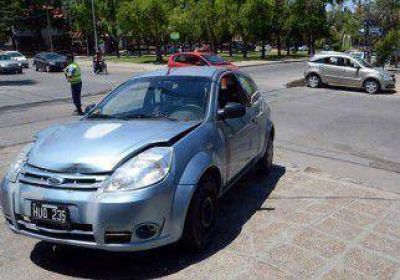 Ma�ana de accidentes en el centro 