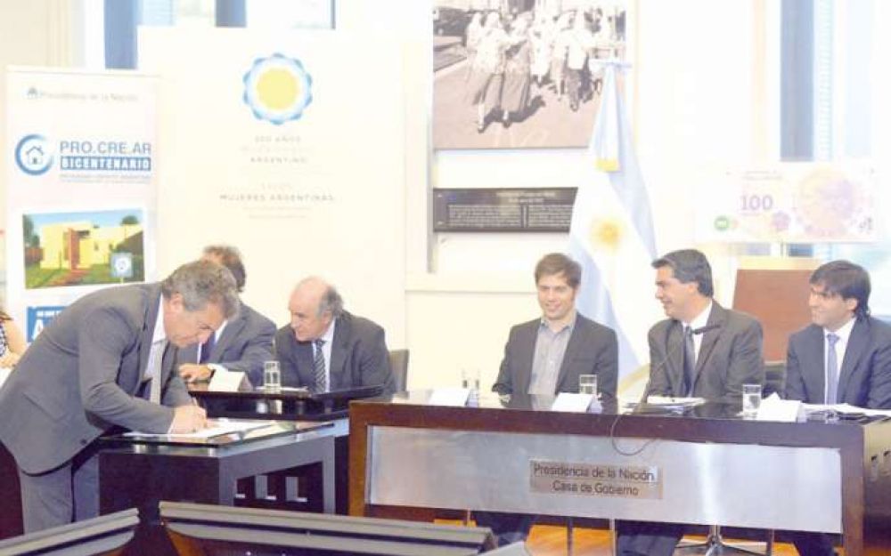 Firmaron acuerdo por terrenos para nuevas viviendas
