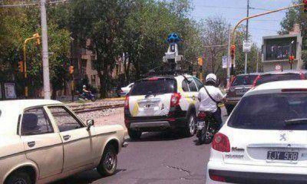 Google Street View filma las calles de Mendoza