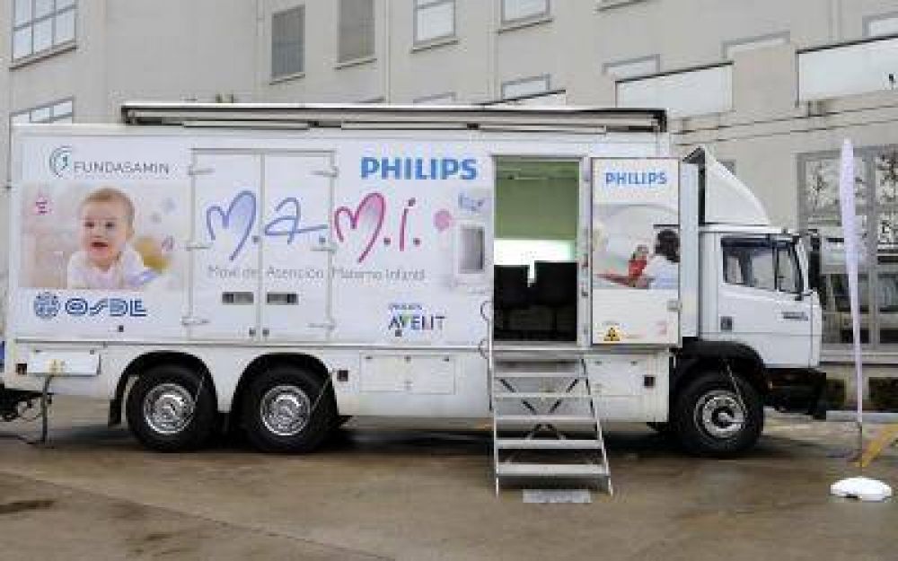 RSE: Philips llega a Pehuaj� con M.A.M.I, M�vil de Atenci�n Materno Infantil