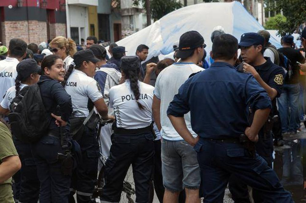 Salta: bajó la adhesión a la protesta policial, aunque sigue el reclamo