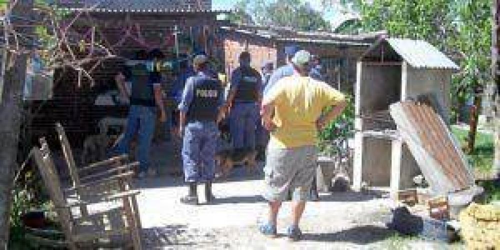 Secuestro de armas en allanamientos