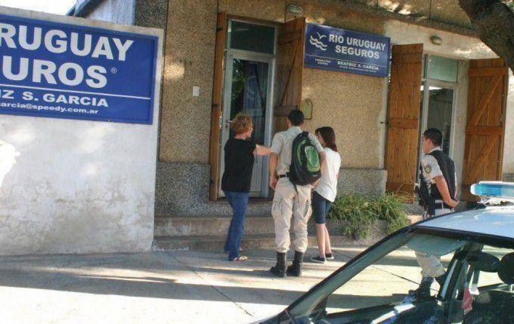Robaron en la oficina de R�o Uruguay Seguros