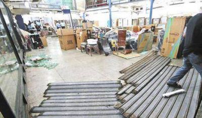 Denuncian el primer saqueo en la Ciudad