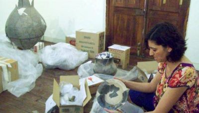 El museo arqueol�gico que estaba guardado en una casa