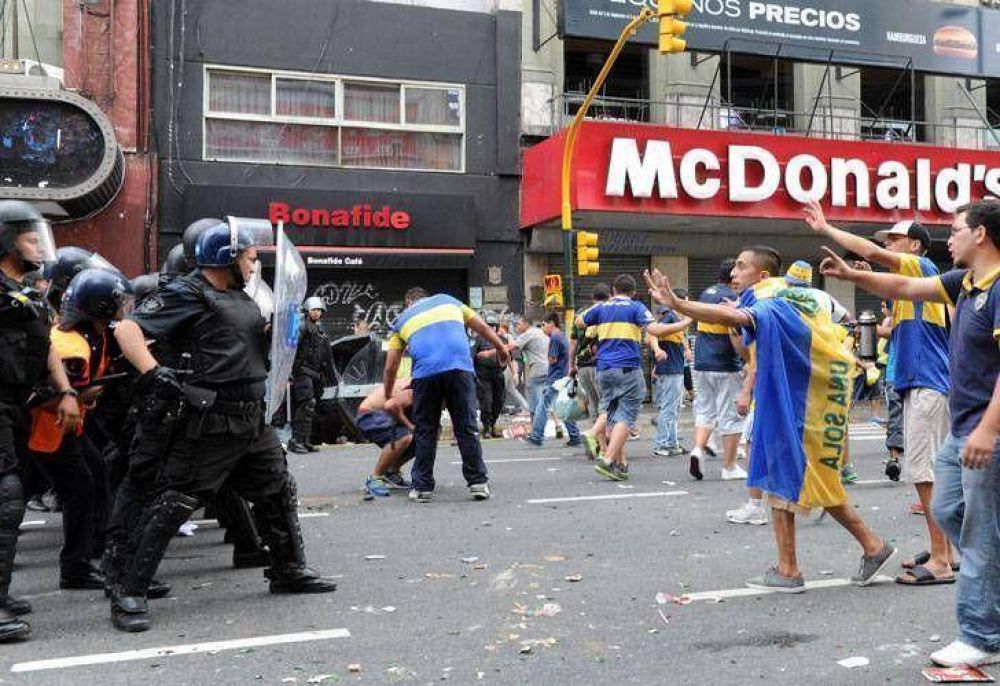 Estiman que el vandalismo xeneize en la 9 de Julio costar� 500 mil pesos