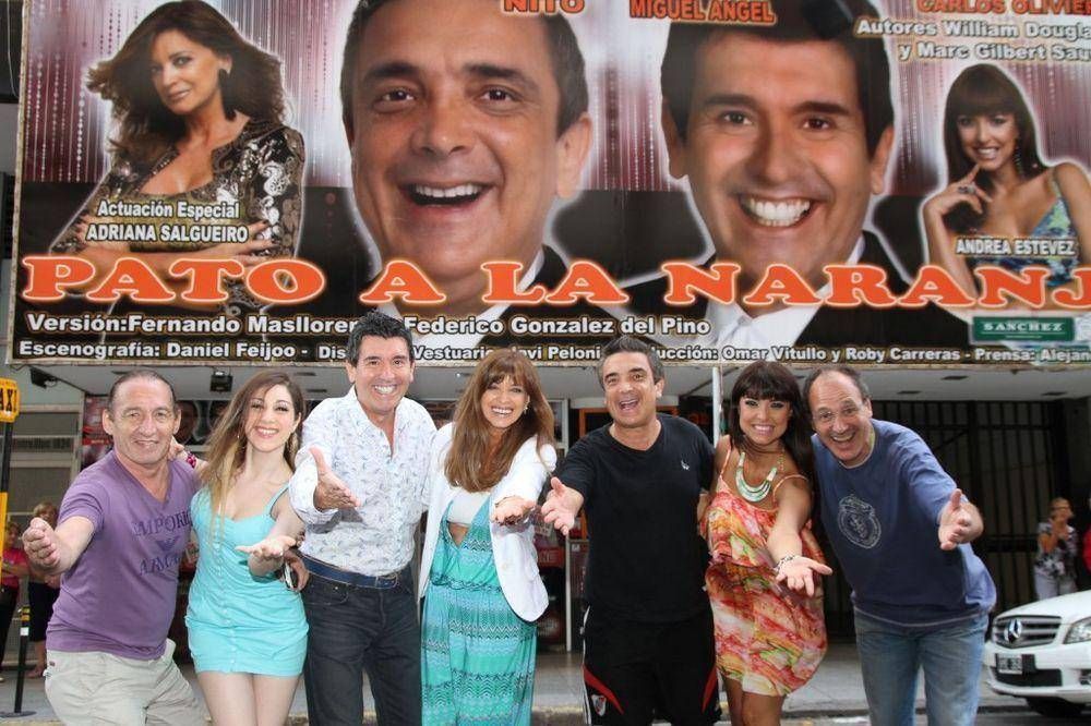 Artaza y Cherutti, presentaron �Pato a la Naranja� con localidades agotadas