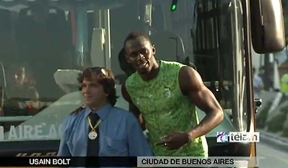 Pol�mica exhibici�n de Usain Bolt